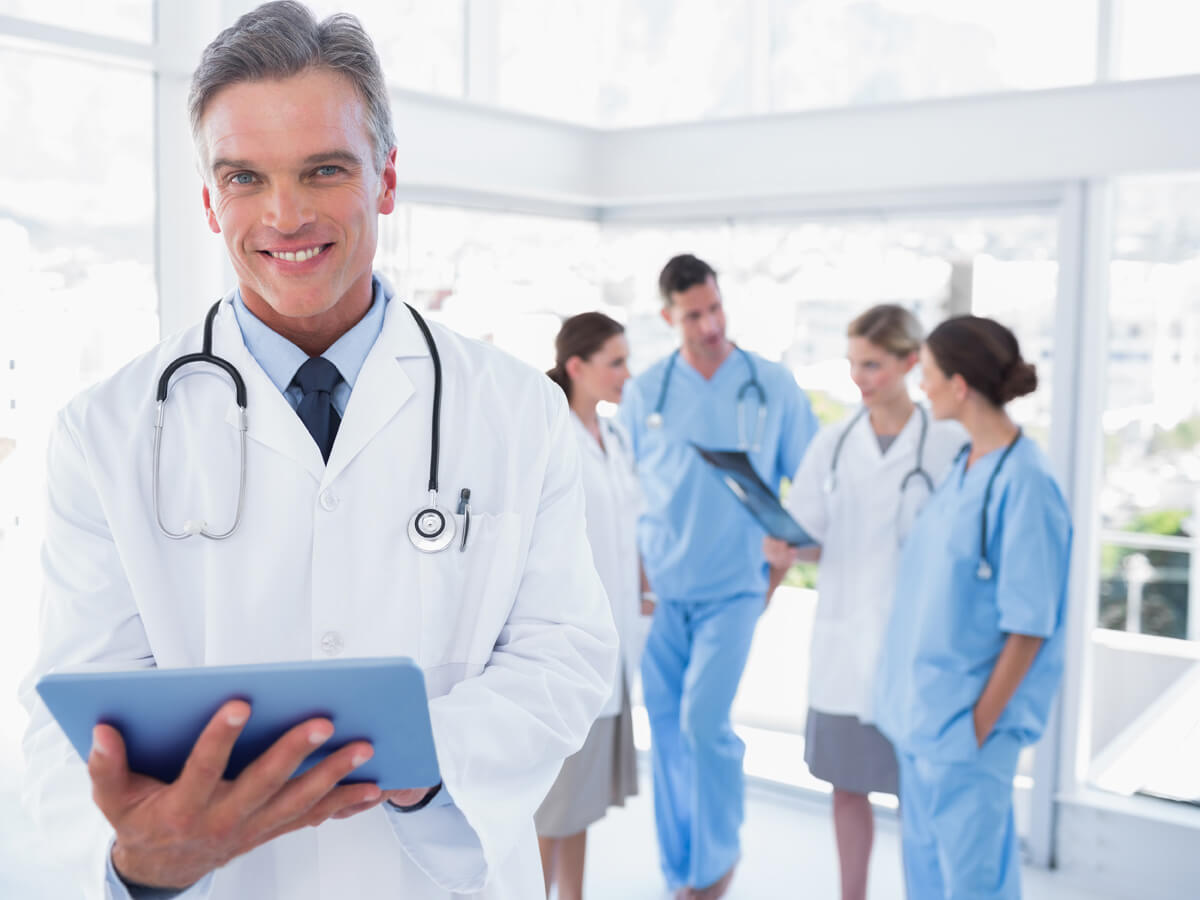 Image-1 smiling male doctor